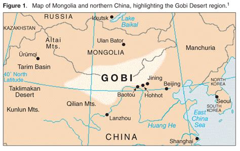Gobi Desert Map