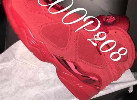 Air Jordan 8 Valentines Day Red Aq2449 614 Sneakerfiles