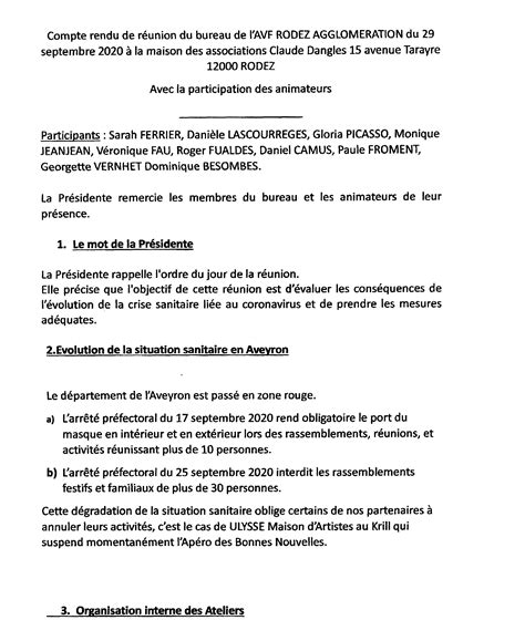 Compte Rendu Réunion 29092020 Page 1 Rodez