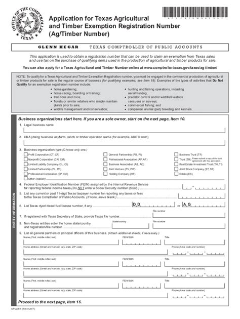 Ag Exemption Fill Out And Sign Online Dochub
