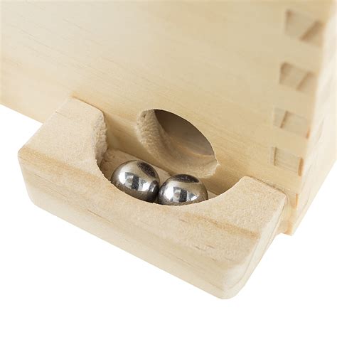 Labyrinth Wooden Maze Game With Two Steel Marbles Puzzle Game For