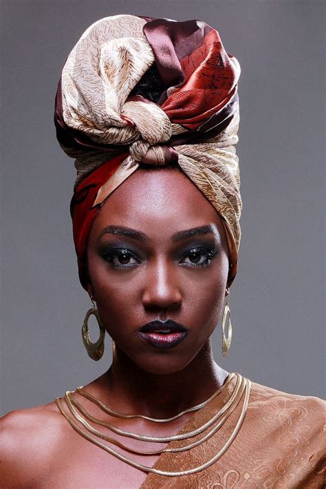 Garota Preta Brasileira Beautiful African Women Hair Wraps African