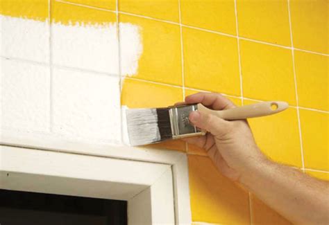 How To Paint Over Ceramic Tile In A Bathroom