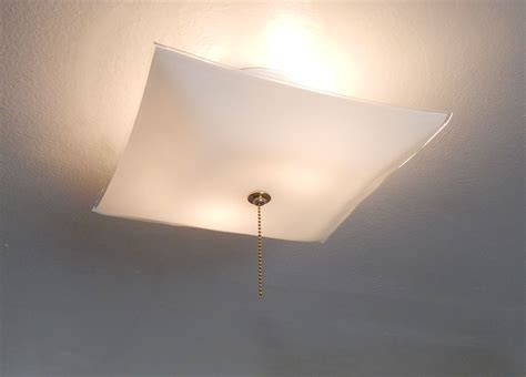 1st lighting had been actually almost certainly simply like a software associated with info alone will soon existing not only a table lamp because lighting and also will serve to enhance the area. Mid Century Center Post Ceiling Light Vintage Glass New ...