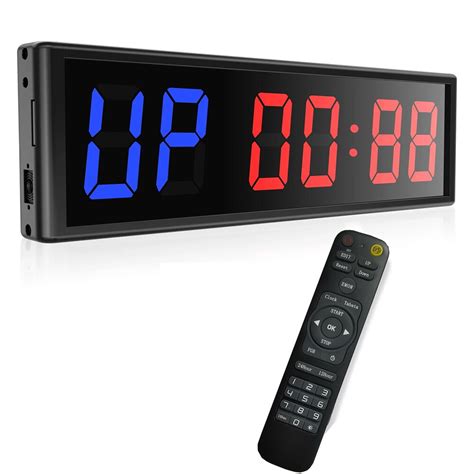 23 Programmable Led Interval Timer Countdown Clock Stopwatch With