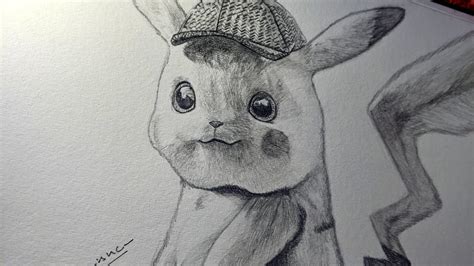 Drawing Detective Pikachu Youtube