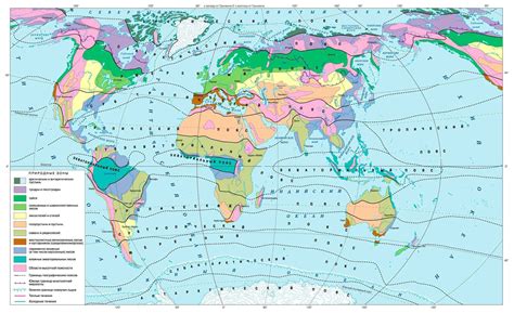 План изучения природной зоны Название изображение на карте Особенности природы климат