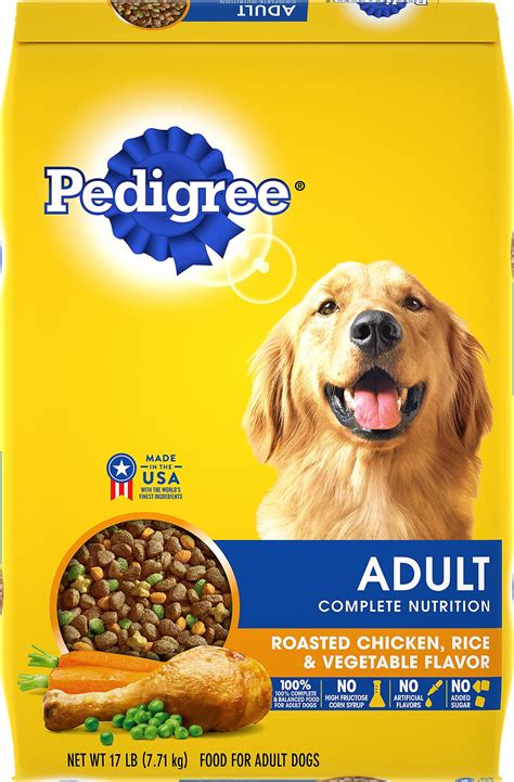 So it's not a bad thing to put money in the little mans pocket. Pedigree Adult Complete Nutrition Roasted Chicken, Rice ...