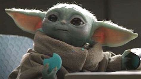 Baby Yoda Eating A Macaron On The Mandalorian Is Too Adorable