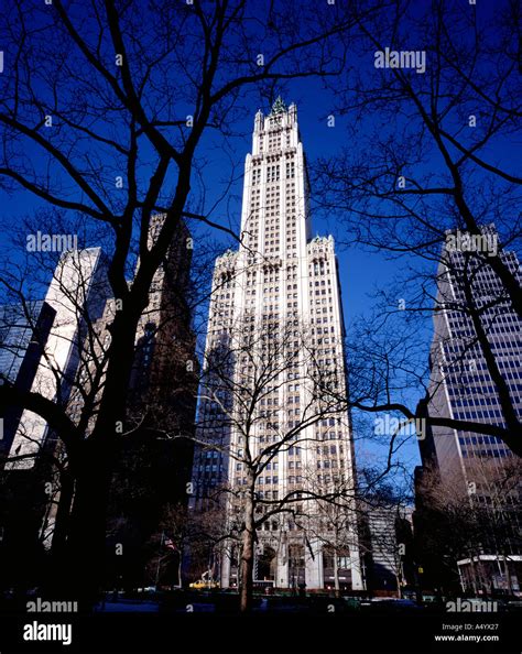 Woolworth Building New York Usa Stock Photo Alamy