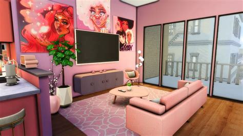 Shades Of Pink Apartment Download Finally💕 Xureila Sims 4 Cc