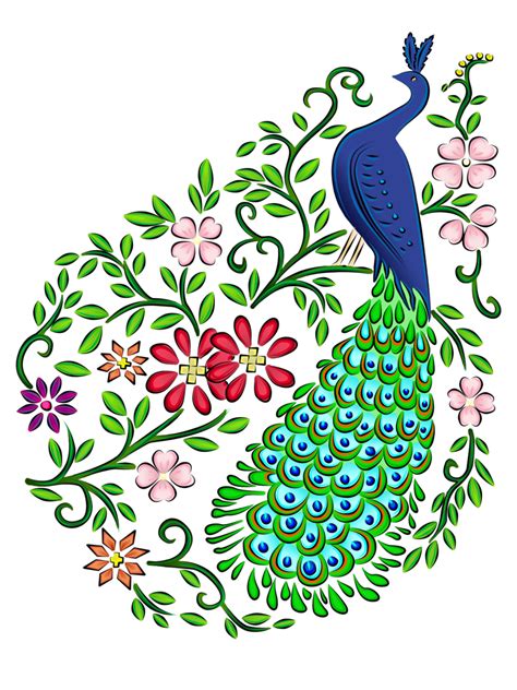 Peacock Drawing Peacock Painting Peacock Art Peacock Design Fabric