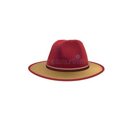 Red Fedora Hat Stock Vector Illustration Of Clothing 199457379