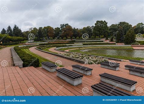 Small Lake And Rosarium In Cytadela Park At Autumn Stock Image Image
