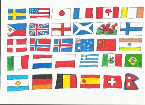 Flags Drawing At Getdrawings Free Download