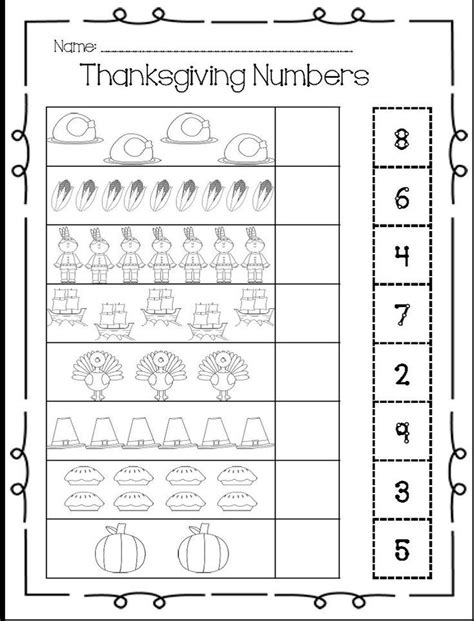 Thanksgiving Math Worksheets Decomposing Numbers