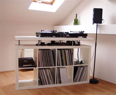 Dj Turntable Mixing Desk Stand Dj Pult Wohnzimmer Home Studio Musik