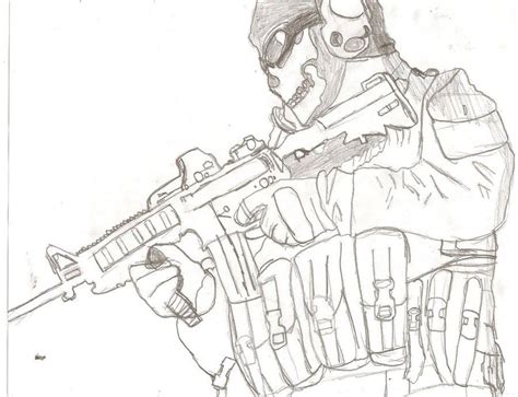 Call Of Duty Ghost Colouring Pages Personajes De Videojuegos