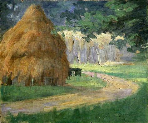 Carey Boynes Morris (1882-1968) Landscape with Haystack | Landscape paintings, Art uk, Landscape