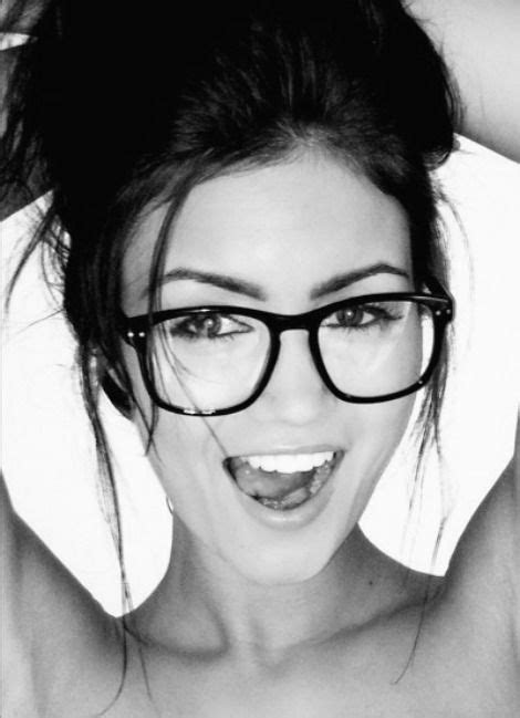 super cute nerd glasses and hair up portrait eyebrows nerdy girl girls with glasses wearing