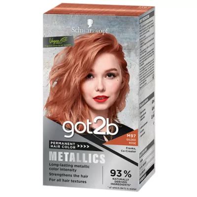Metallics Permanent Hair Color Gilded Rose