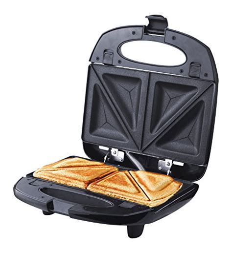 Zz S In Sandwich Waffle And Breakfast Maker With Non Stick Plates Black Sleepychef