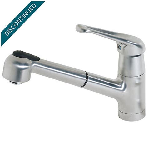 Price pfister offers many faucets that help conserve our water resources. Stainless Steel Genesis 1-Handle, Pull-Out/Pull-Down ...