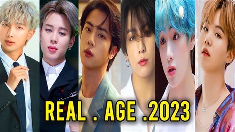 BTS All Members Real Age Date Of Birth 2023 BTS REAL AGE YouTube
