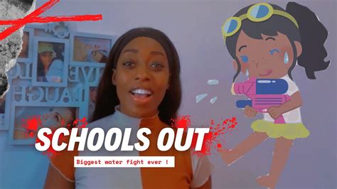 Schools Out Water Fight Highschoolwaterfight Youtube