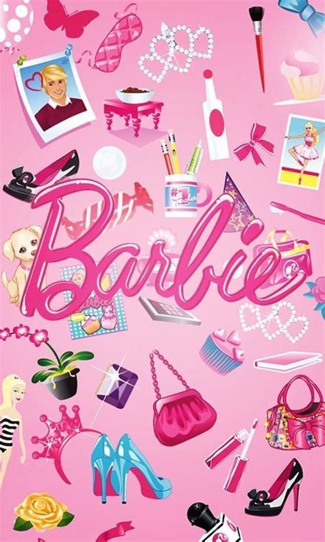 Barbie Wallpaper Em 2021 Papel De Parede Barbie Papeis De Parede