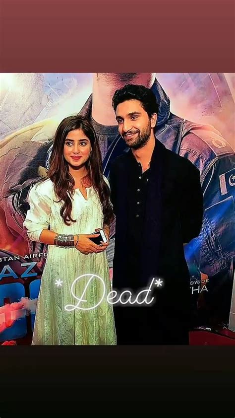 Pin By 👑mar Uj👑 On Pakistani Celebrities Sajjal Ali Cute Couple