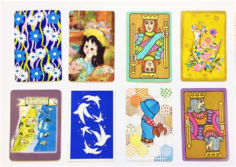 21 Swap Cards Vintage Playing Cards Ephemera For Etsy