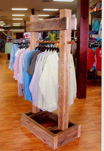 Reclaimed Timber Clothing Racks And Display Stands Clothing Rack Diy