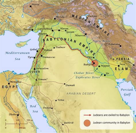 Judah Is Exiled To Babylon Bible Mapper Atlas