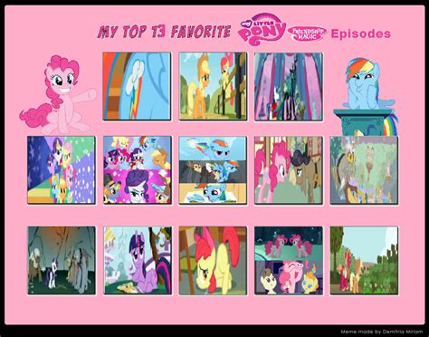 My Top 13 Favorite Mlp Fim Episodes By Cartoonfanboyone On Deviantart