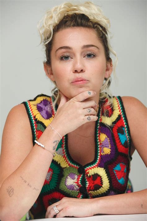 Miley Cyrus At ‘crisis In Six Scenes Press Conference In Los Angeles