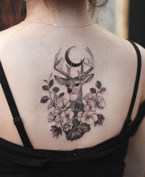 15 Deer Tattoos You Must See With Images Tattoos Stag Tattoo Back Tattoo