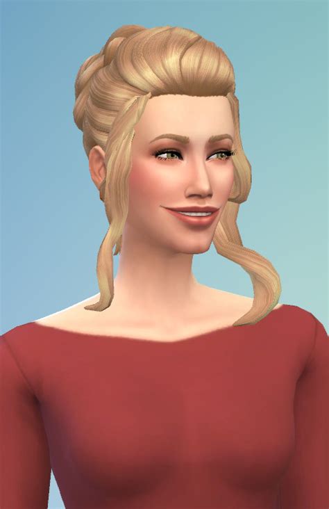 Sims 4 Hairs Birksches Sims Blog Cate Bun Hair