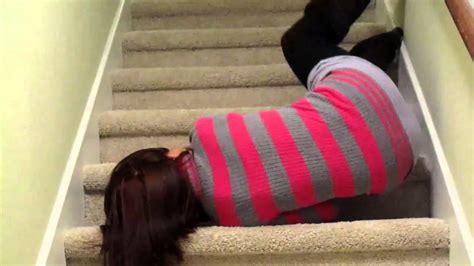 Anna Falling Down The Stairs Youtube