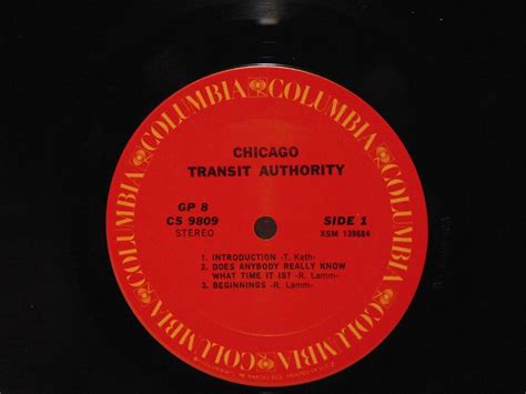 Chicago Chicago Transit Authority 1969 Columbia Gp 8 Dbl Rock Vinyl