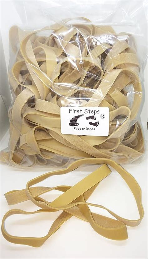 100 x large thick 6 inch x 1 2 inch wide first steps ® rubber elastic bands no 89 152 4mm x 12