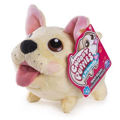 She has a very strong grip on things, even if she needs to jump into the air to get them. Spin Master - Chubby Puppies French Bulldog Plush