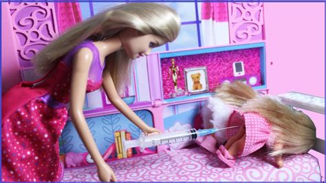 Куклы Барби ДОКТОР Укол Штеффи Видео для детей Игрушки для девочек Игры на русском Youtube