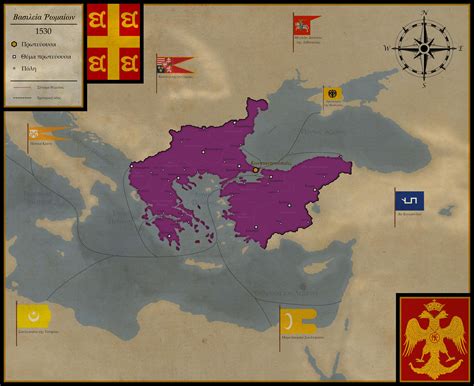 Campaign Map Of Byzantium In 1530 Eu4