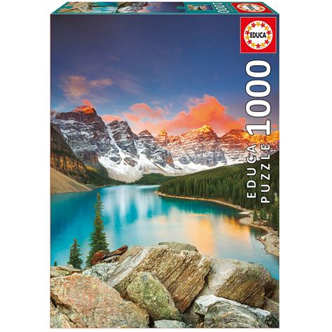Educa Moraine Lake Banff 1000 Piece Landscapes And Scenery Jigsaw Puzzle