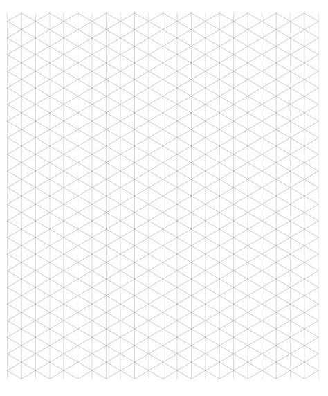 Printable Isometric Graph Paper