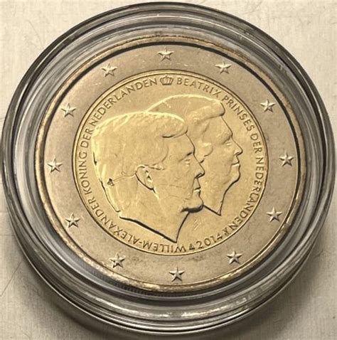 Niederlande 2014 2 Euro Sondermünze “thronwechsel Doppelportrait