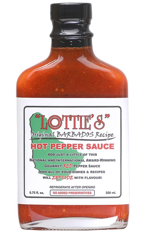 Lotties Original Barbados Red Hot Pepper Sauce