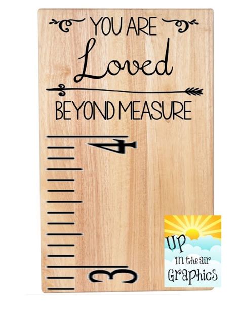 You Are Loved Beyond Measure Style Add On For Ruler Growth
