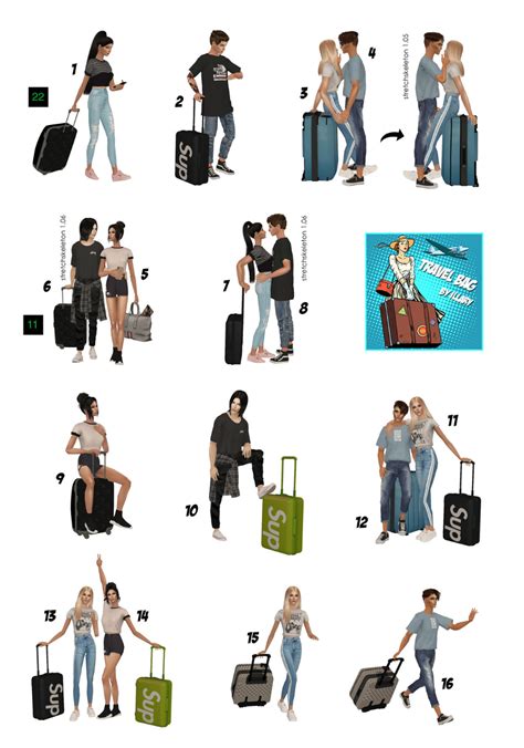 Travel Poseboxes By Illary Special For Your Imaginary Boutique Sims 4 Couple Poses